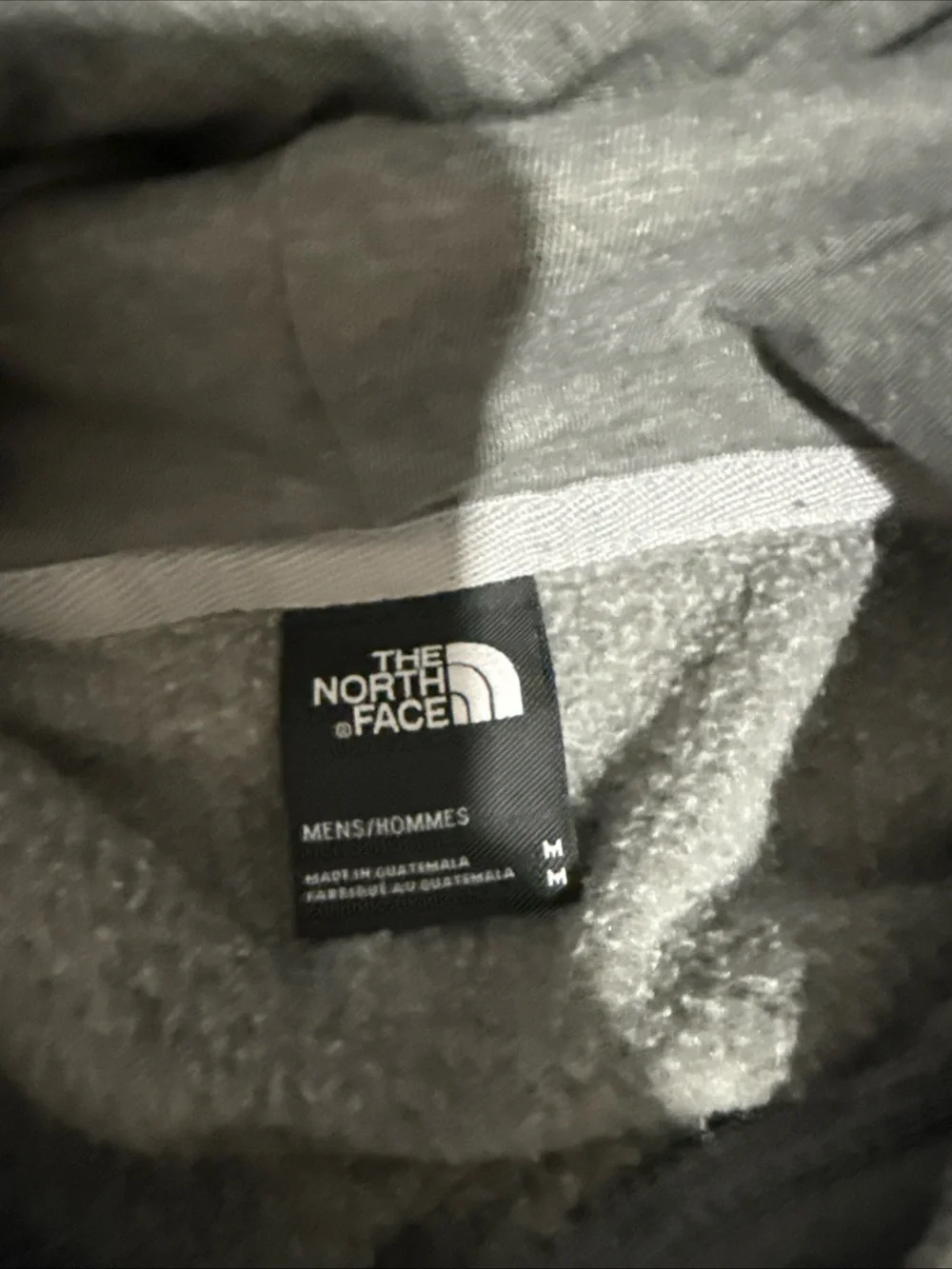 The North Face Gray Pullover Hoodie with White Logo